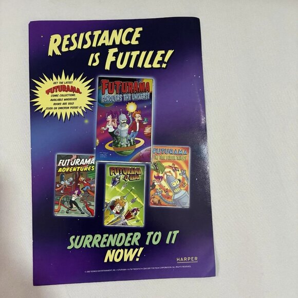 Futurama: Bender's Game + Bender's Big Score DVD+Cover+POSTCARDS+BonusDVD TESTED - Picture 13 of 13